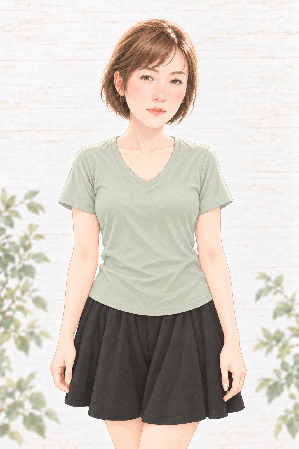 くろきの似顔絵