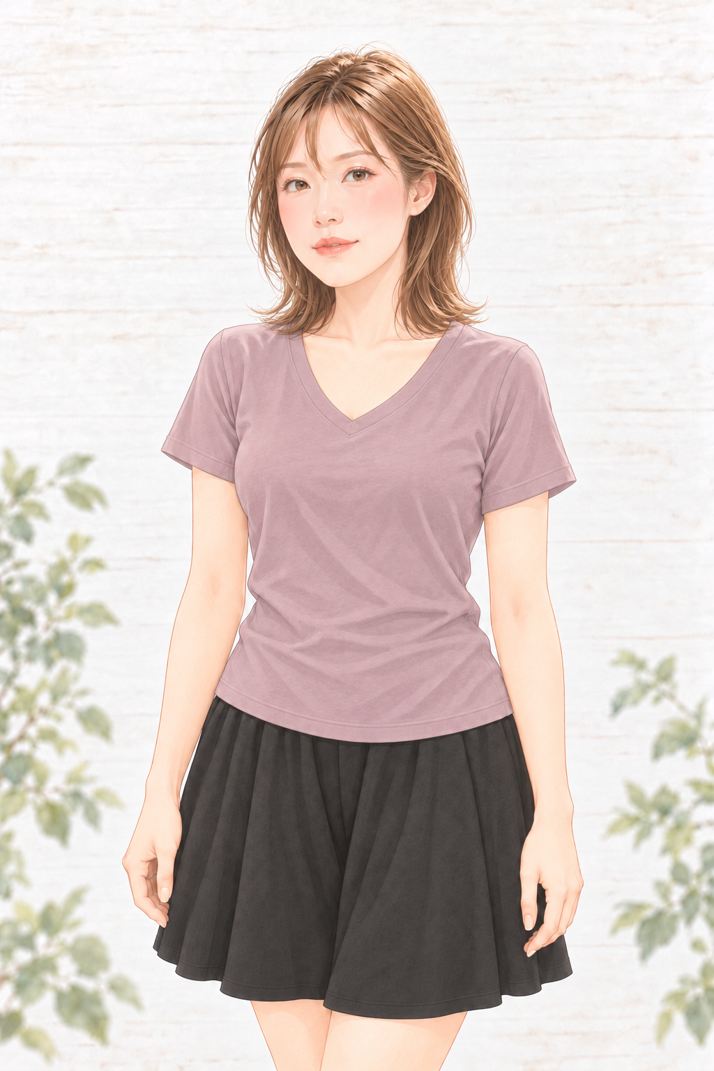 なすの似顔絵
