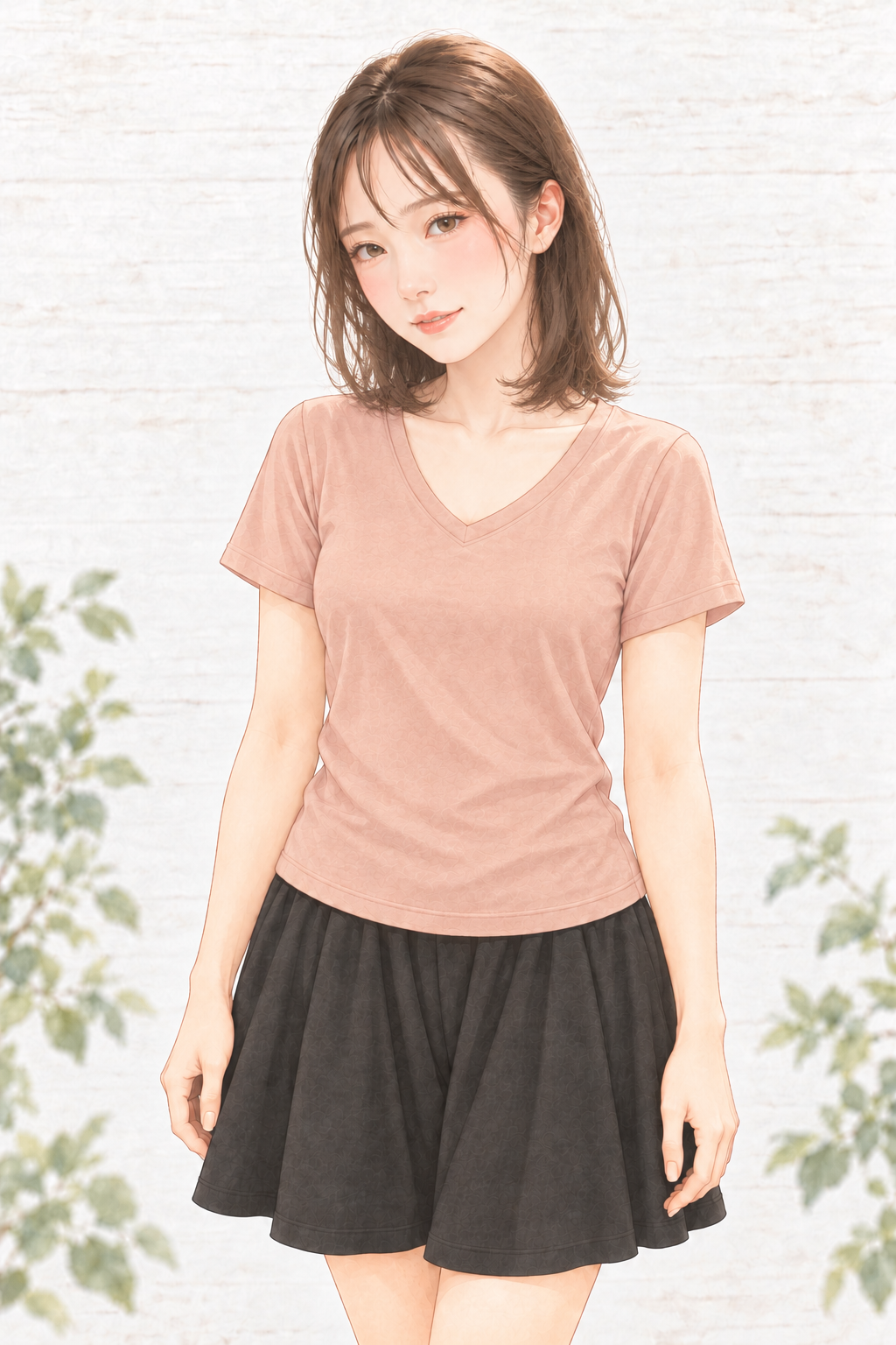 まえのの似顔絵
