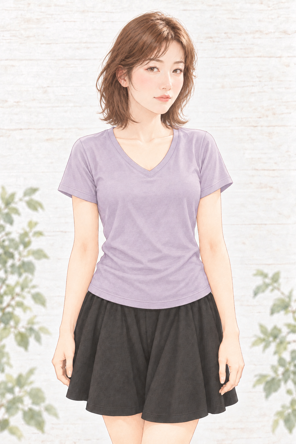 つばきの似顔絵